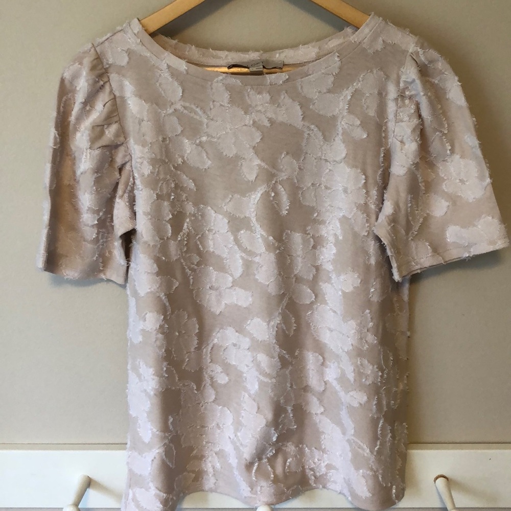 LOFT puff sleeve Tee